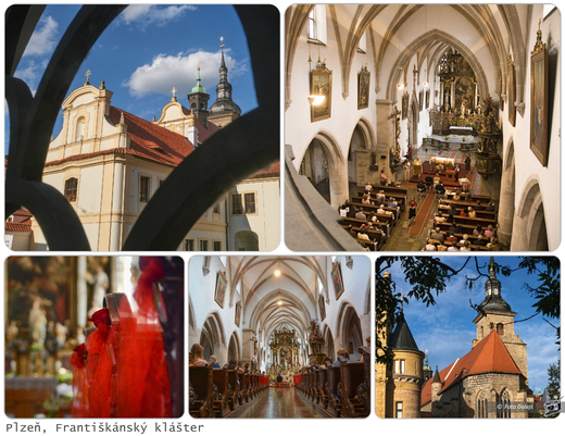 Plzeň, Františkánský klášter, Kostel Nanebevzetí Panny Marie